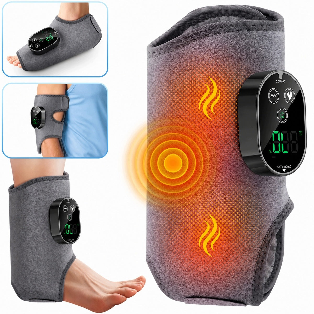 FOOT AND ANKLE MASSAGER ELECTRIC FOOT MASSAGER RELAXATION PORTABLE Kind feet