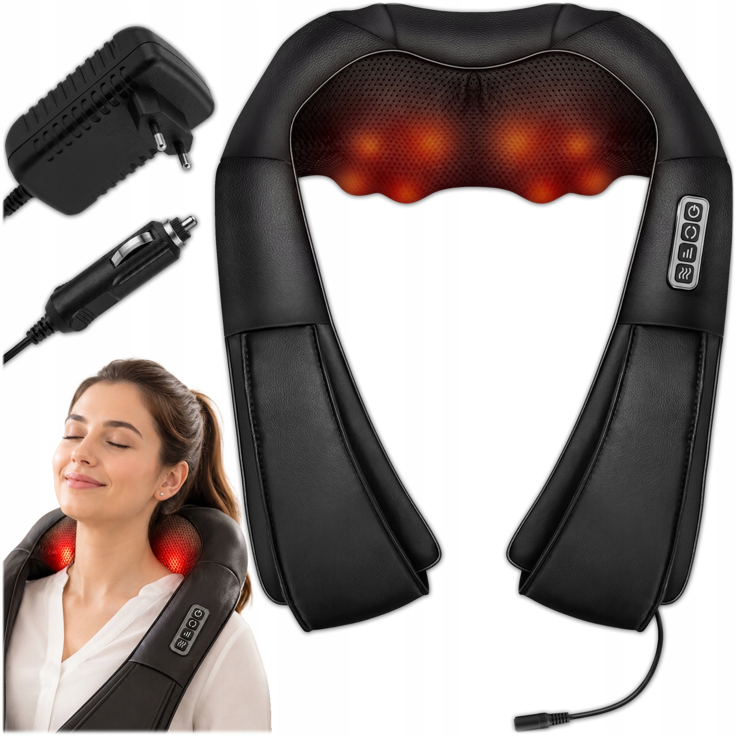 FOOT BODY NECK MASSAGER WIRED HEATING MASSAGE BELT