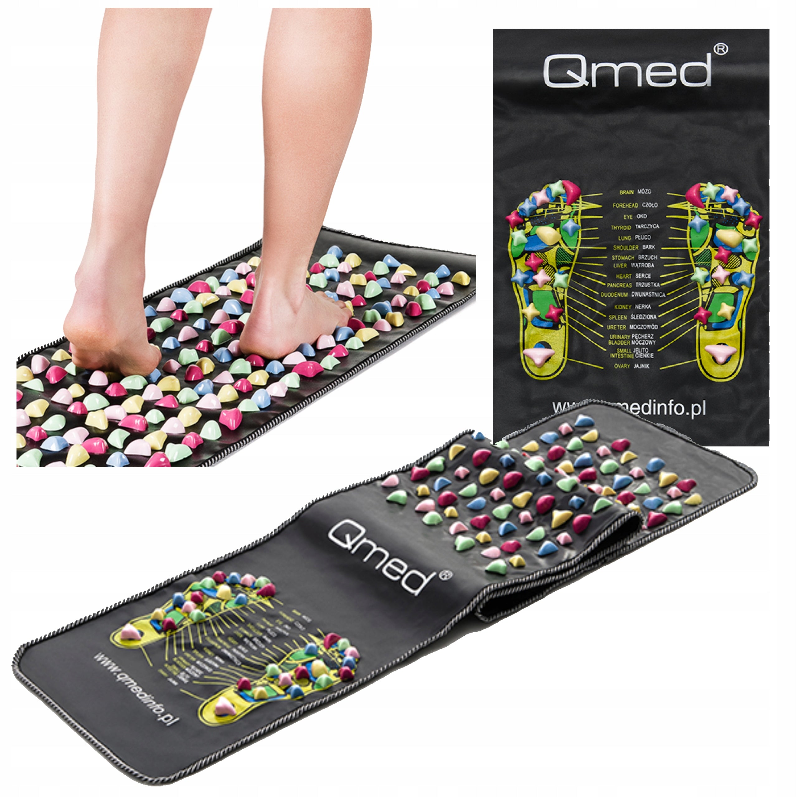 FOOT MASSAGE MAT, HEALTHY FOOT, FLAT FOOT EXERCISES, ACUPRESSURE