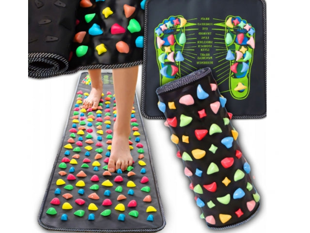 FOOT MASSAGE MAT REFLEXOLOGY ACUPRESSURE PATH HEALTH STONES LARGE Packaging status original