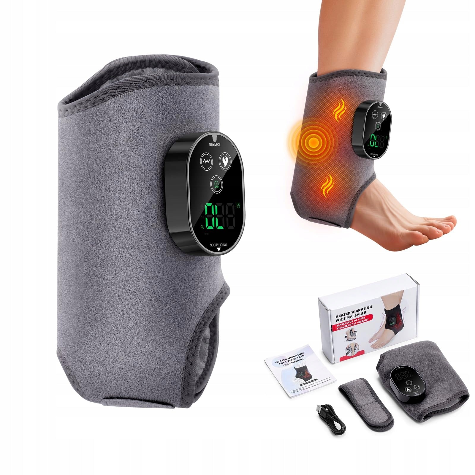 FOOT MASSAGER 3IN1 HEATING 372W WIRELESS