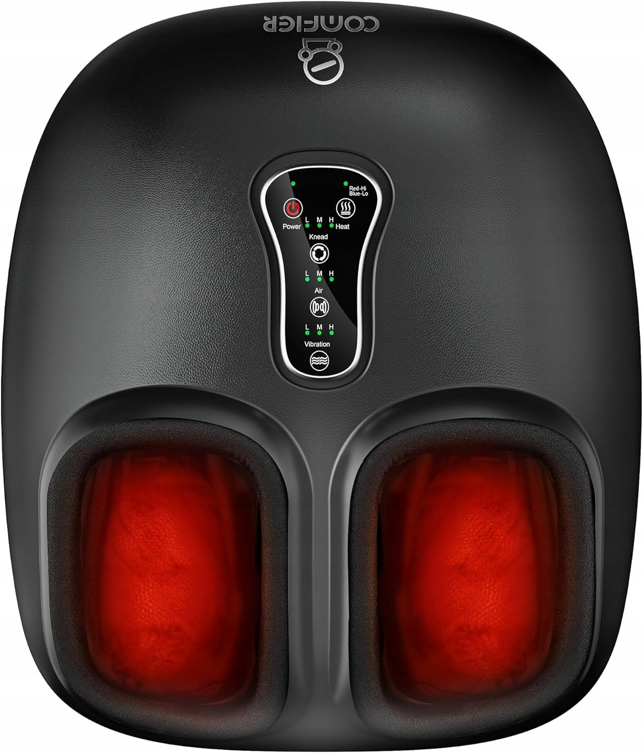 FOOT MASSAGER BLACK KNEADING COMPRESSION MASSAGE UNIVERSAL RELAXATION