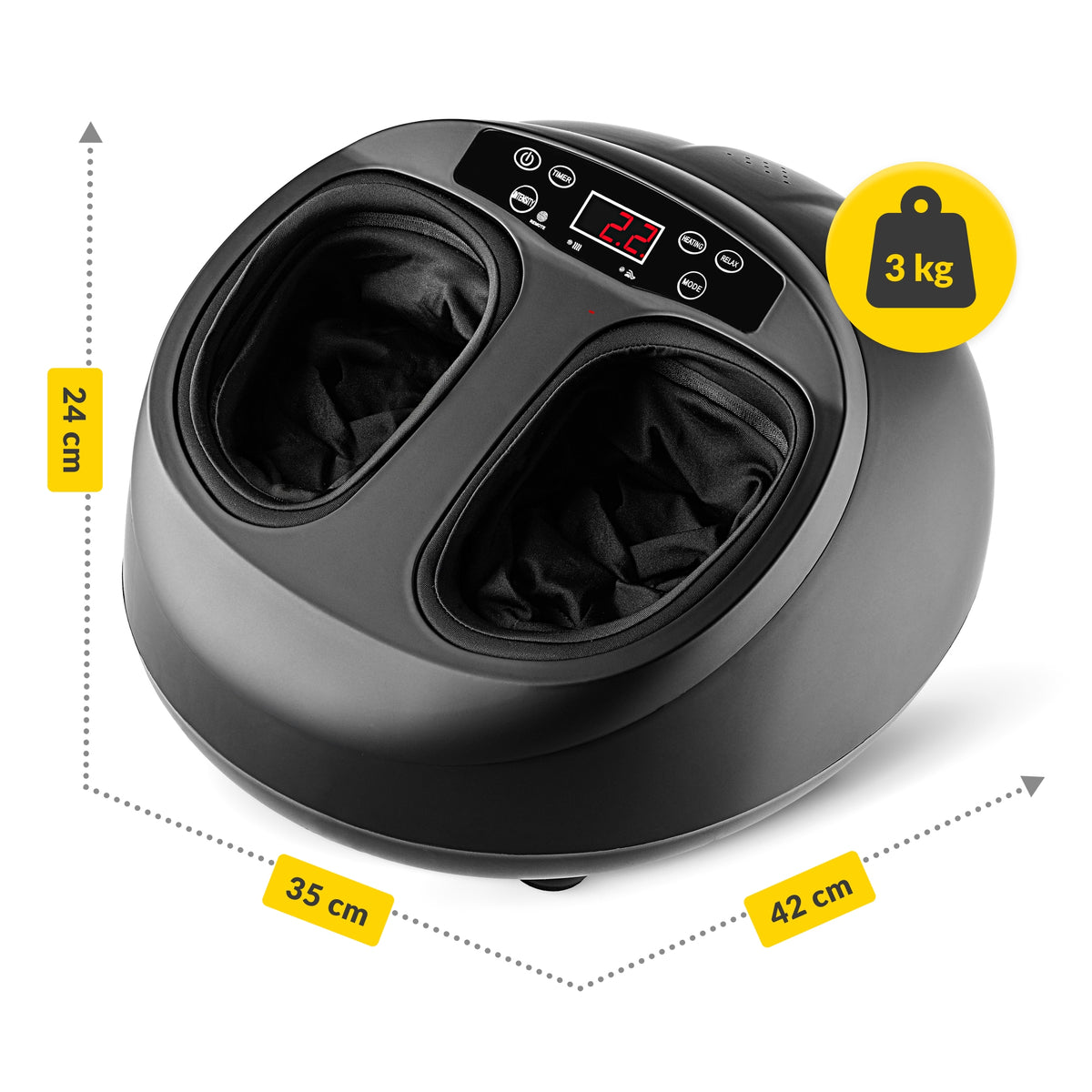 FOOT MASSAGER ELECTRIC HEATING MULTIFUNCTIONAL SHIATSU PREMIUM Packaging status original