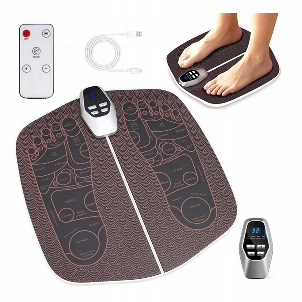 FOOT MASSAGER ELECTRIC PAD MUSCLE MASSAGE RELAXATION FITNESS SPORT OUTDOOR HOME Medical device no