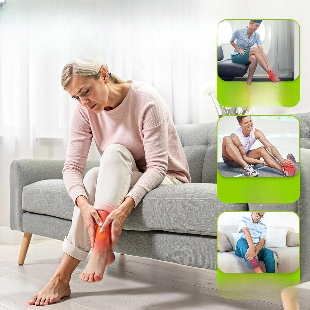 FOOT MASSAGER ELECTROSTIMULATOR AUVON BLOOD CIRCULATION STIMULATOR FOR LEG PAIN Brand Auvon