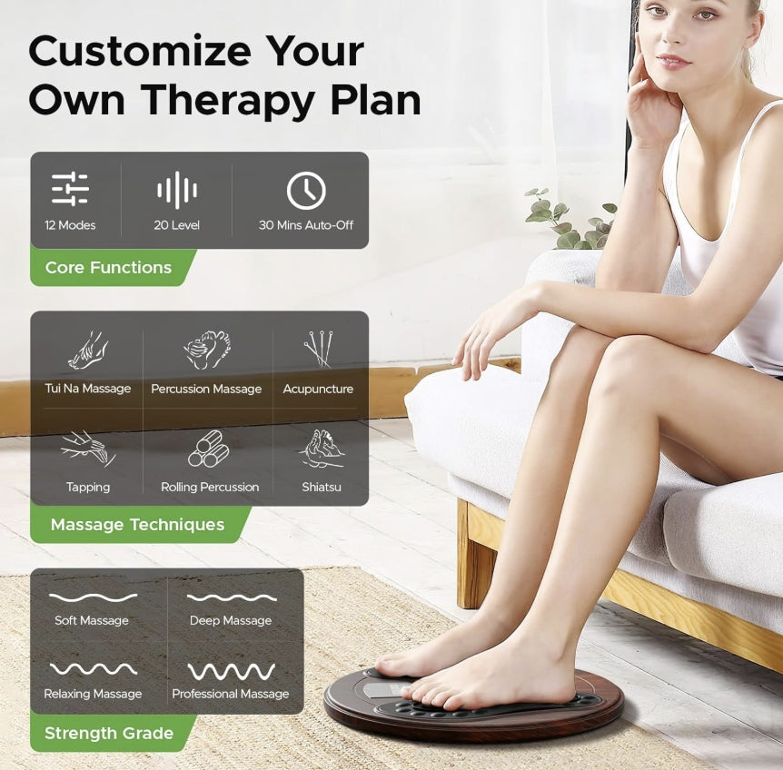FOOT MASSAGER EMS TENS CIRCULATION INFRARED PILOT LEG RELAXATION STIMULATOR Brand no brand