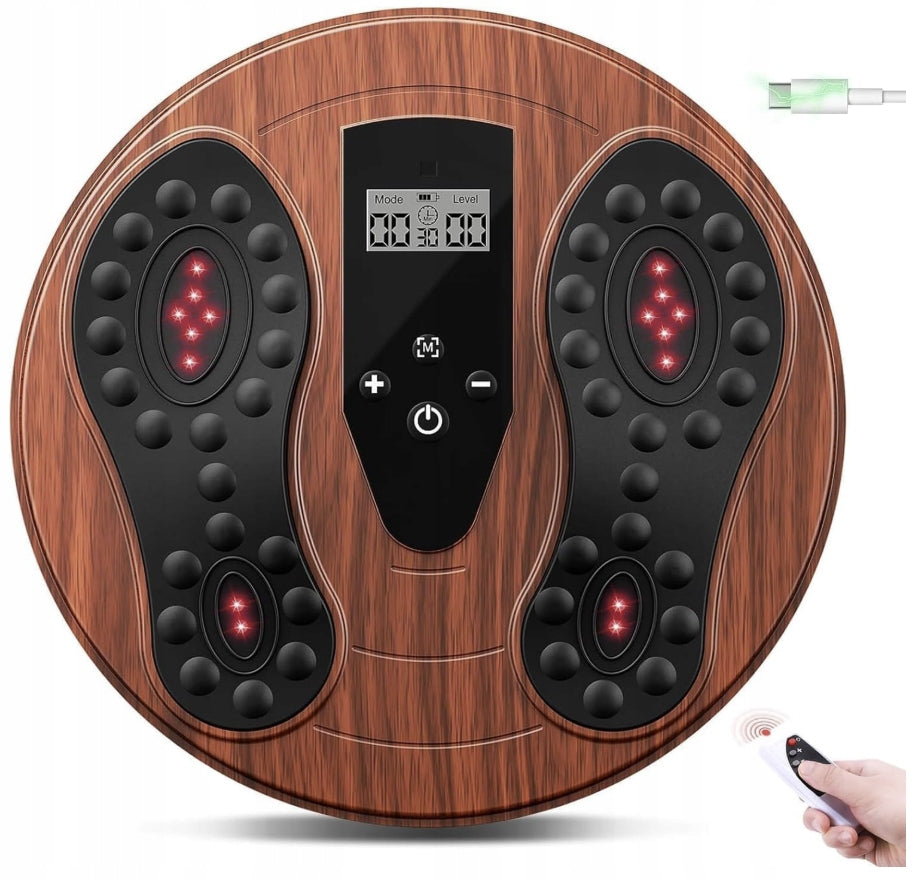 FOOT MASSAGER EMS TENS CIRCULATION INFRARED PILOT LEG RELAXATION STIMULATOR