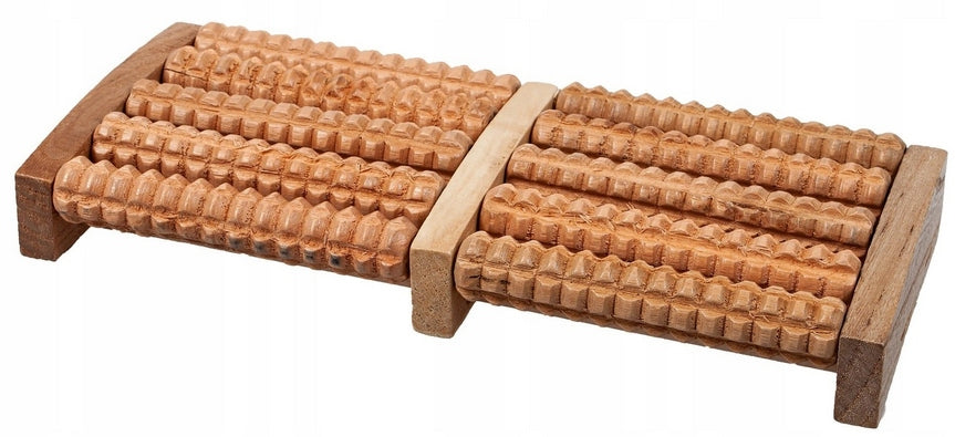 FOOT MASSAGER TRADITIONAL WOODEN ROLLER 2 X 5 KUGO HOME Manufacturer code KU02439