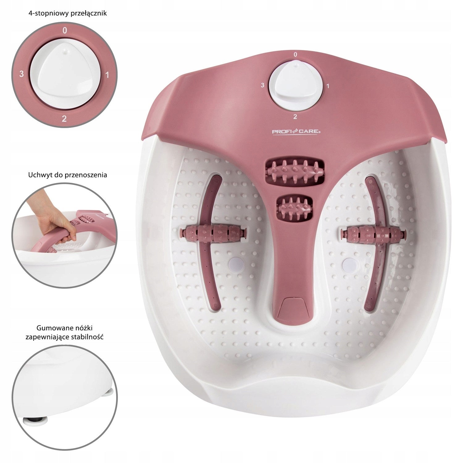 FOOT MASSAGER WATER HYDROMASSAGER FOR LEGS ProfiCare PC-FM Brand Profi Cook