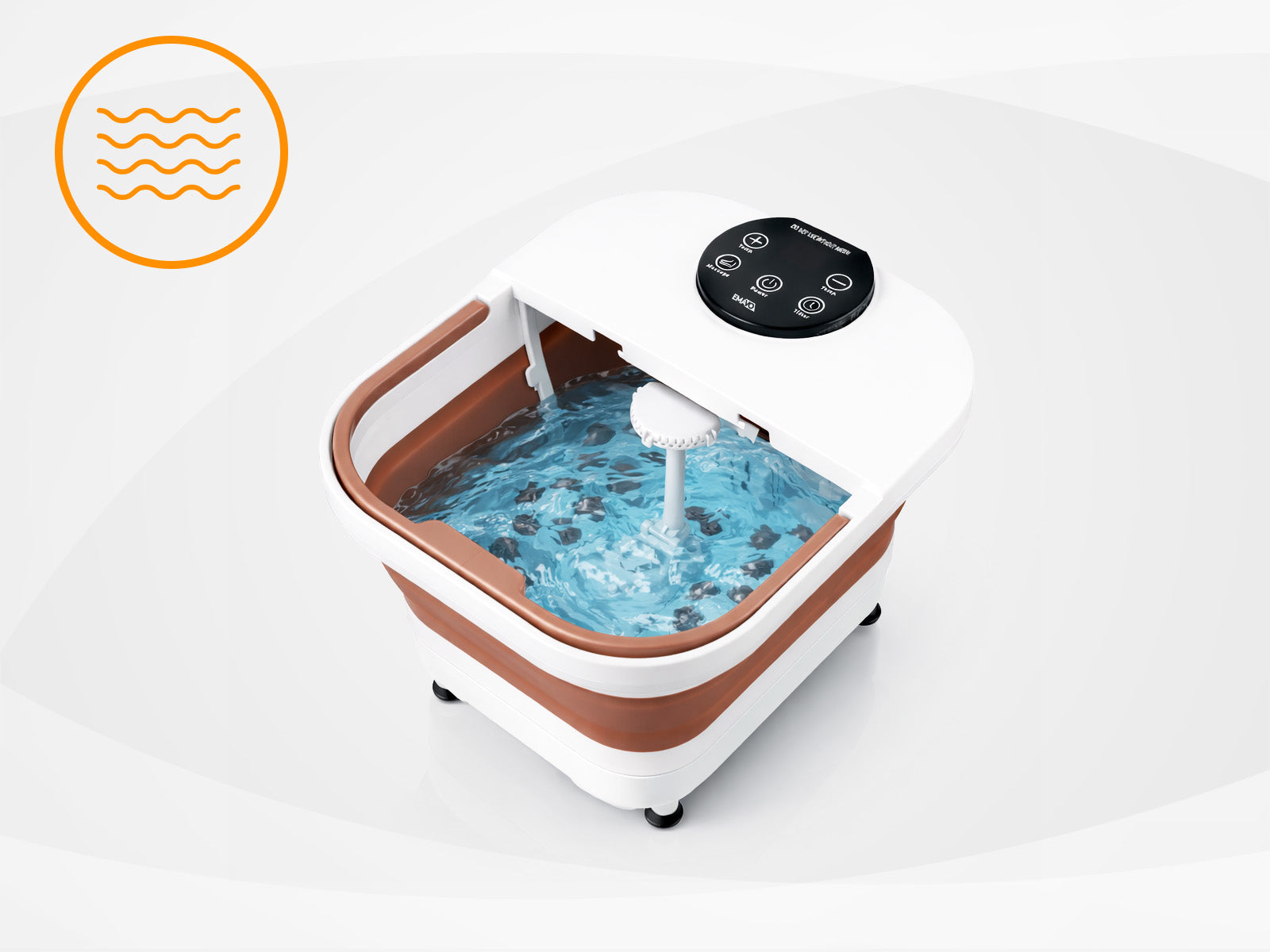 FOOT MASSAGER WATER HYROMASAGER HEATING MULTIFUNCTIONAL SPA BUBBLES Manufacturer code EMAMAS47796