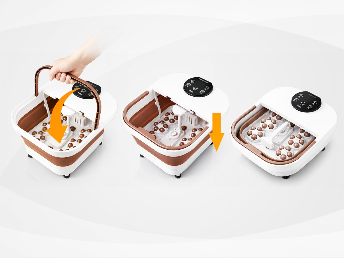 FOOT MASSAGER WATER HYROMASAGER HEATING MULTIFUNCTIONAL SPA BUBBLES Packaging status original