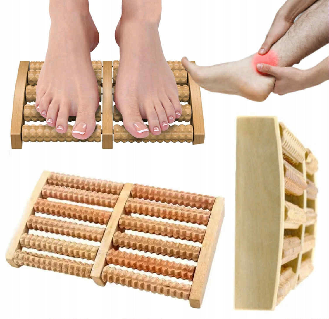 FOOT ROLLER WOODEN FOOT FATIGUE NATURAL REFLEXOLOGY MASSAGER EAN (GTIN) 5900009610888