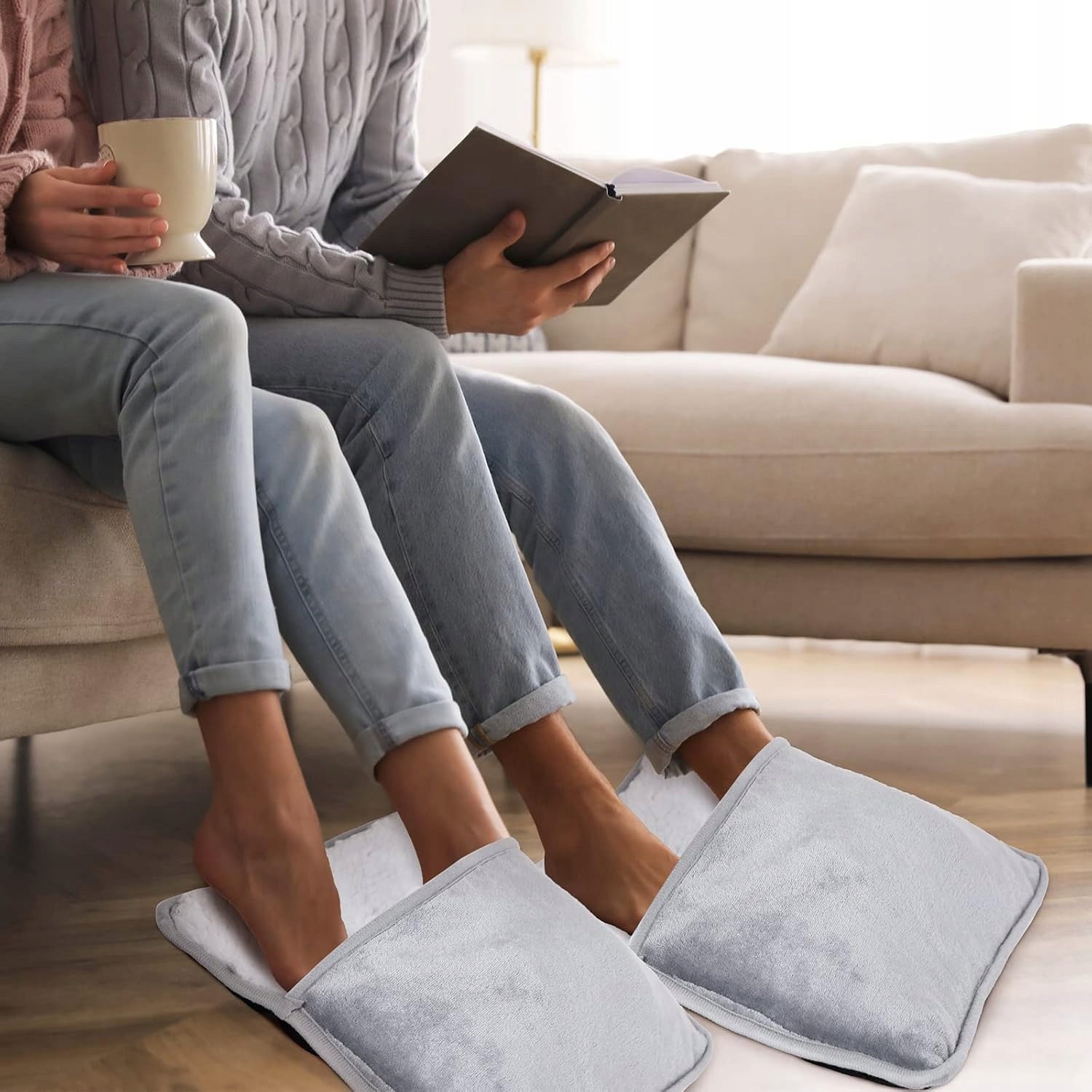 FOOT WARMER SHOE ELECTRIC SLIPPERS HEATED HEATING MAT Medical device no