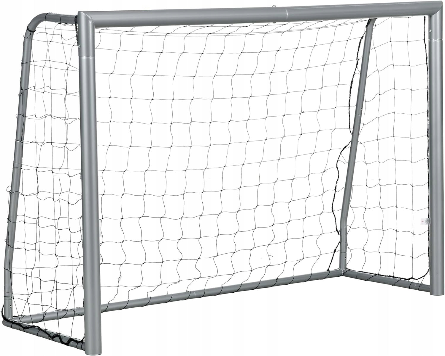 FOOTBALL GOAL 300x200x120cm LARGE METAL WITH MESH THICK STRONG PIPE 60mm Product width 300 cm