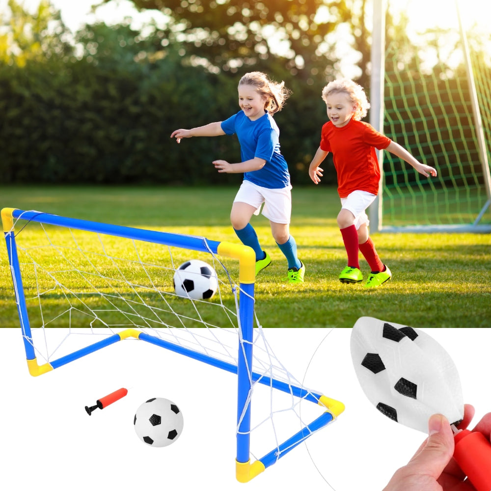 FOOTBALL GOAL 70CM FOOTBALL SET FOR CHILDREN FOOTBALL BALL AND PUMP Packaging status original