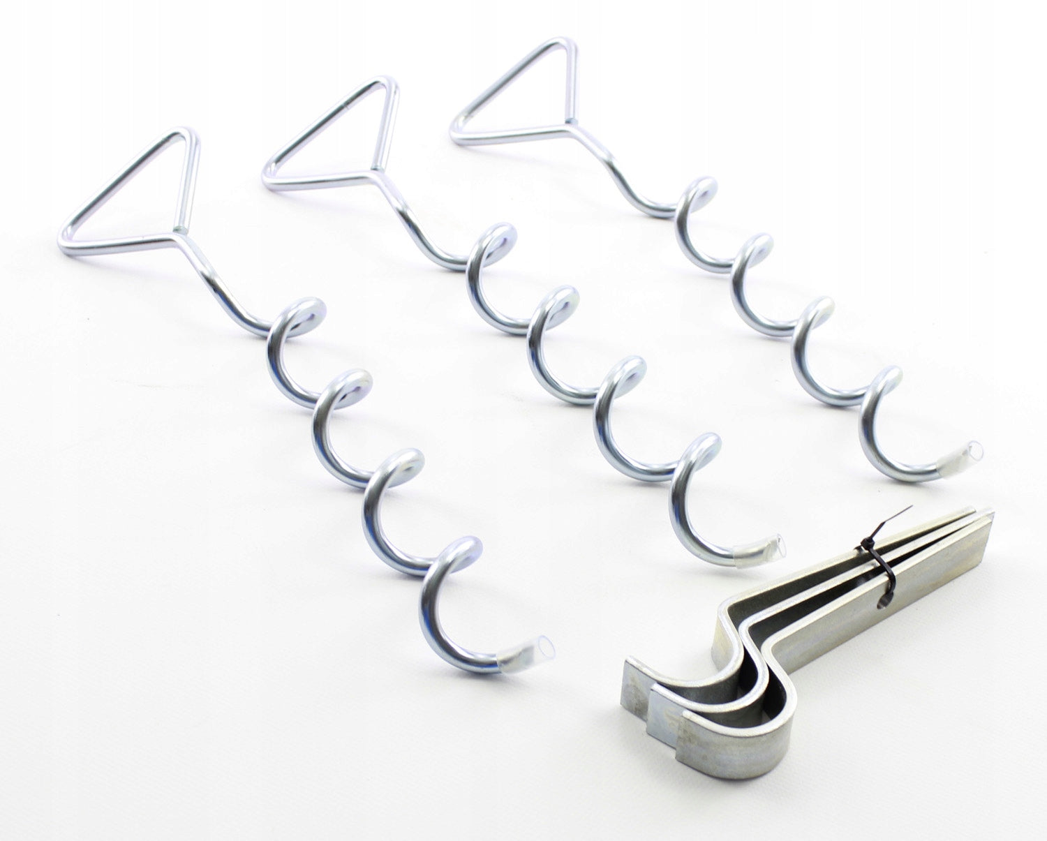 FOOTBALL GOAL ANCHORS goal spiral anchors + screw-in plates STRONG Brand no brand