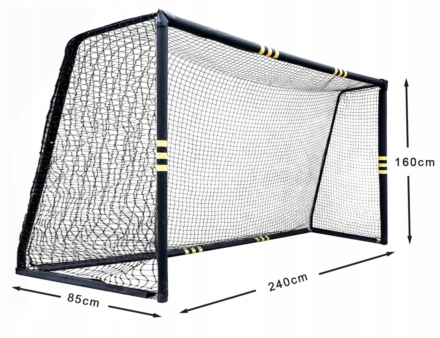 FOOTBALL GOAL METAL STABLE FOOTBALL TRAINING LARGE 240x160 Packaging status original