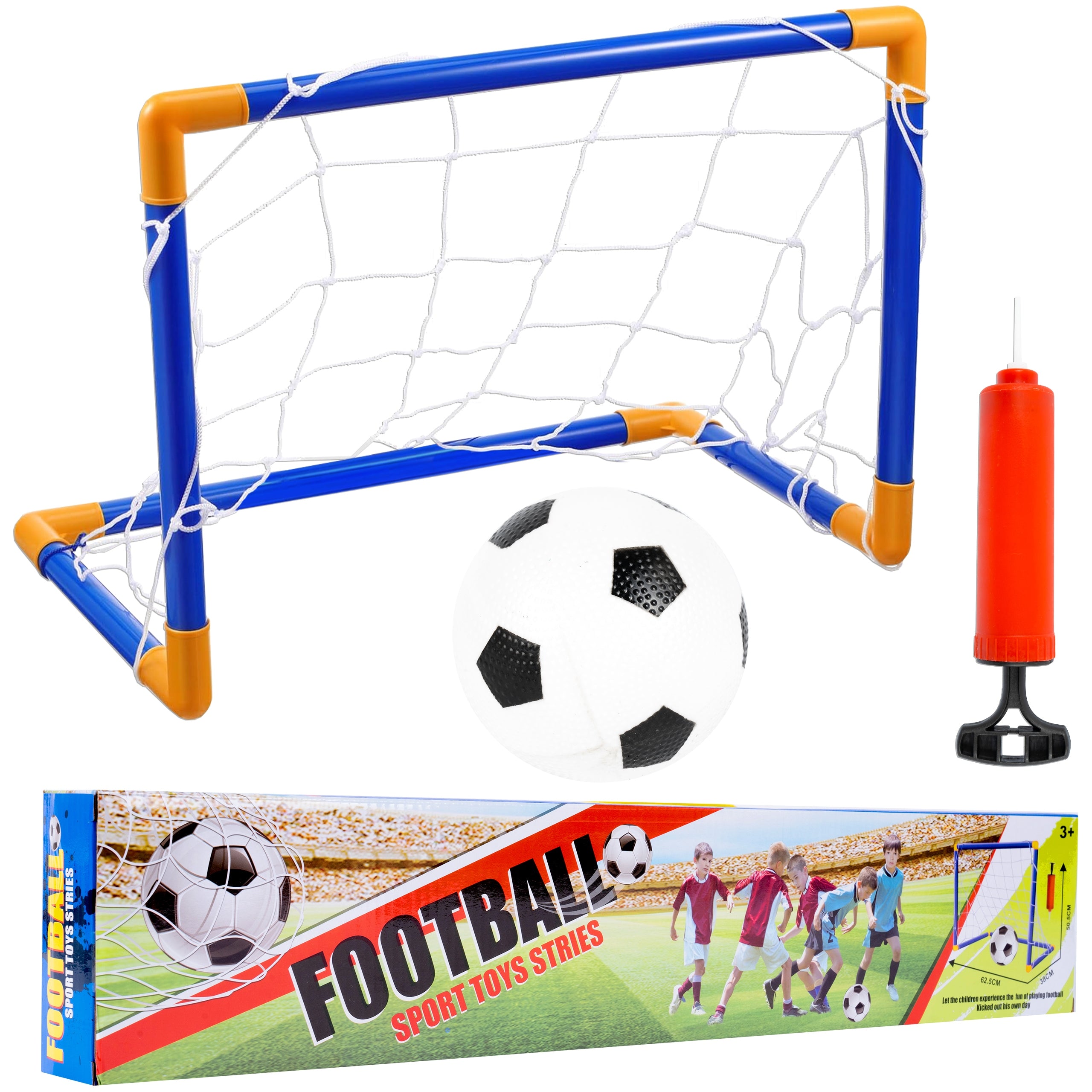 FOOTBALL GOAL TRAINING FOOTBALL SET TO ASSEMBLE FOR CHILDREN