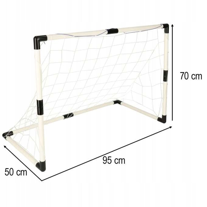 FOOTBALL GOALS FOR CHILDREN SET 2x GOAL BALL PUMP FREEBIE GARDEN Kid's age 3＋ years