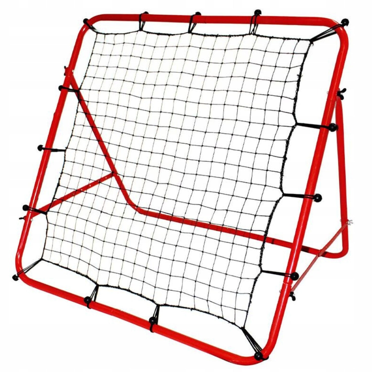 FOOTBALL TRAINER REBOUNDER PORTABLE FOOTBALL GOAL NET RED Packaging status original