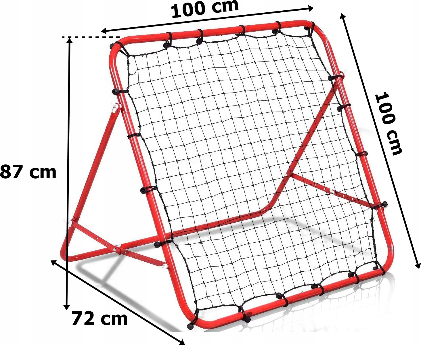 FOOTBALL TRAINING GOAL FRAME REBOUNDER FOOTBALL TRAINER 100 cm Kid's age 3＋ years