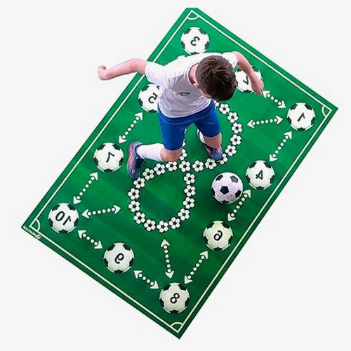 FOOTBALL TRAINING MAT 180X120 CM NON-SLIP FOR KIDS GIFT