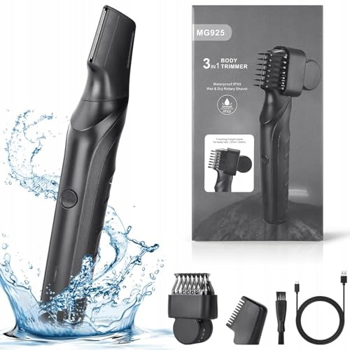 FOR BODY HAIR ELECTRIC GROIN HAIR TRIMMER 3 IN 1 IPX5 Brand no brand