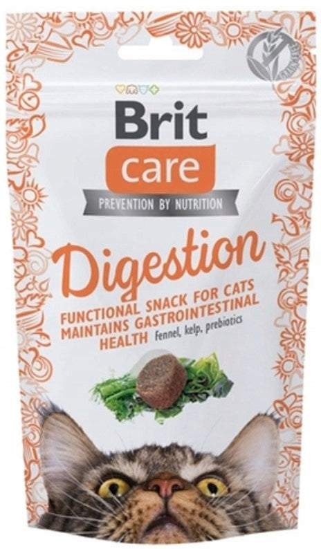 FOR CAT DIGESTION SNACK BRIT CARE CAT SNACK DIGESTION 3x50g Packaging status original