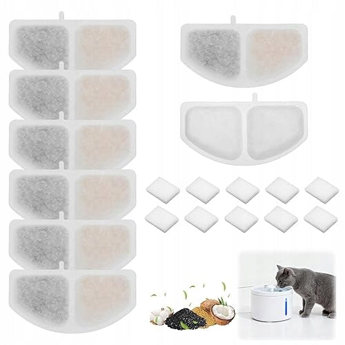 FOR CAT FOUNTAIN 16 PIECES REPLACEMENT FILTERS FOR ONEISALL 2 CAT FOUNTAINS