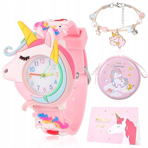 FOR GIRLS AND KIDS QUARTZ CUTE 3D CARTOON FOR HOME GIFT