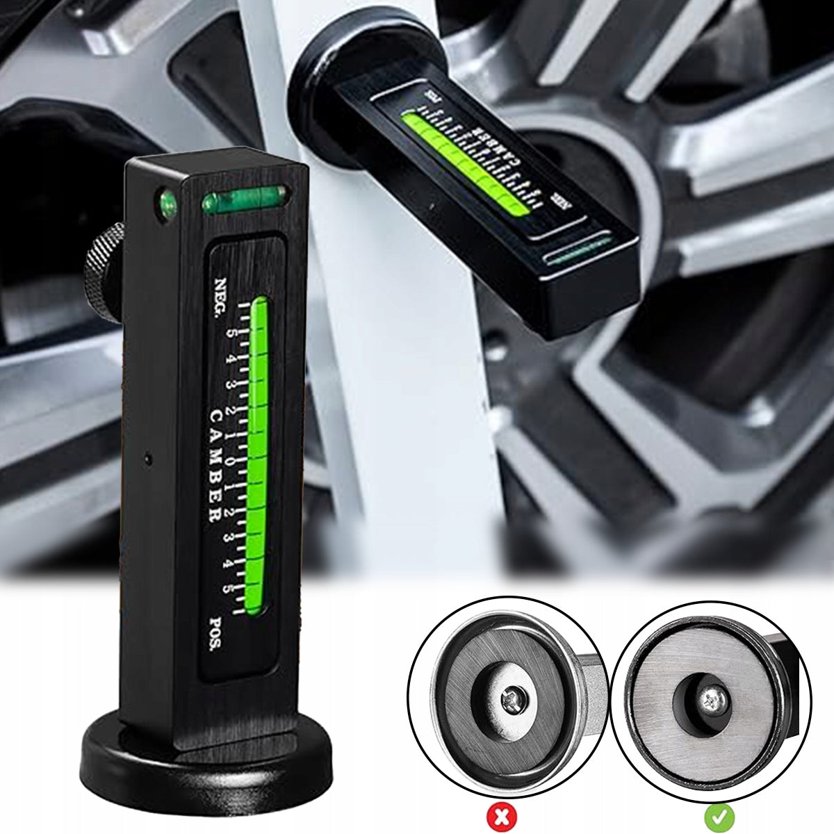 FOR SETTING WHEEL CONVERGENCE IN WHEEL INCLINATION VEHICLES CONVERGENCE INSTRUMENT