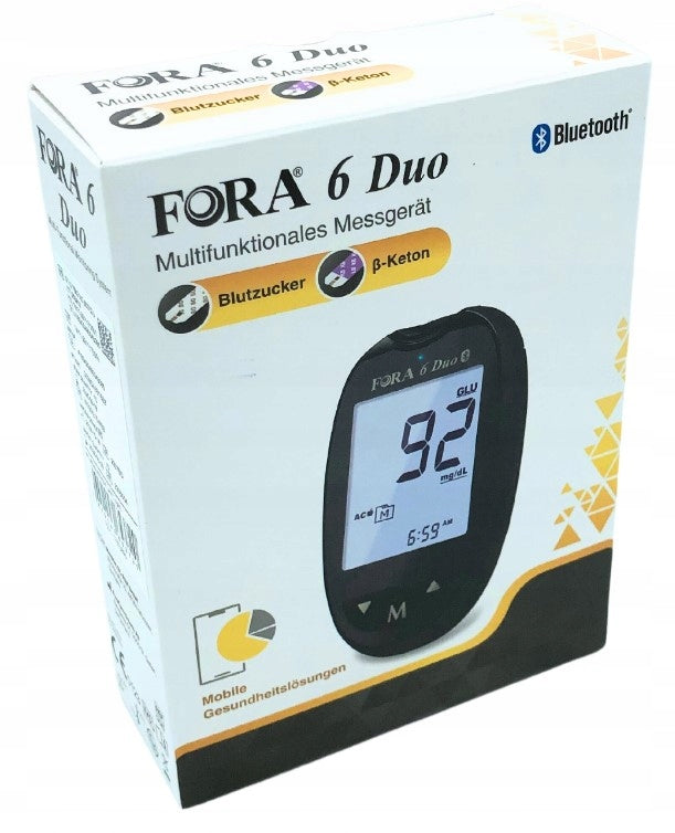 FORA 6 Duo Multi-parameter ketometer blood pressure monitoring system