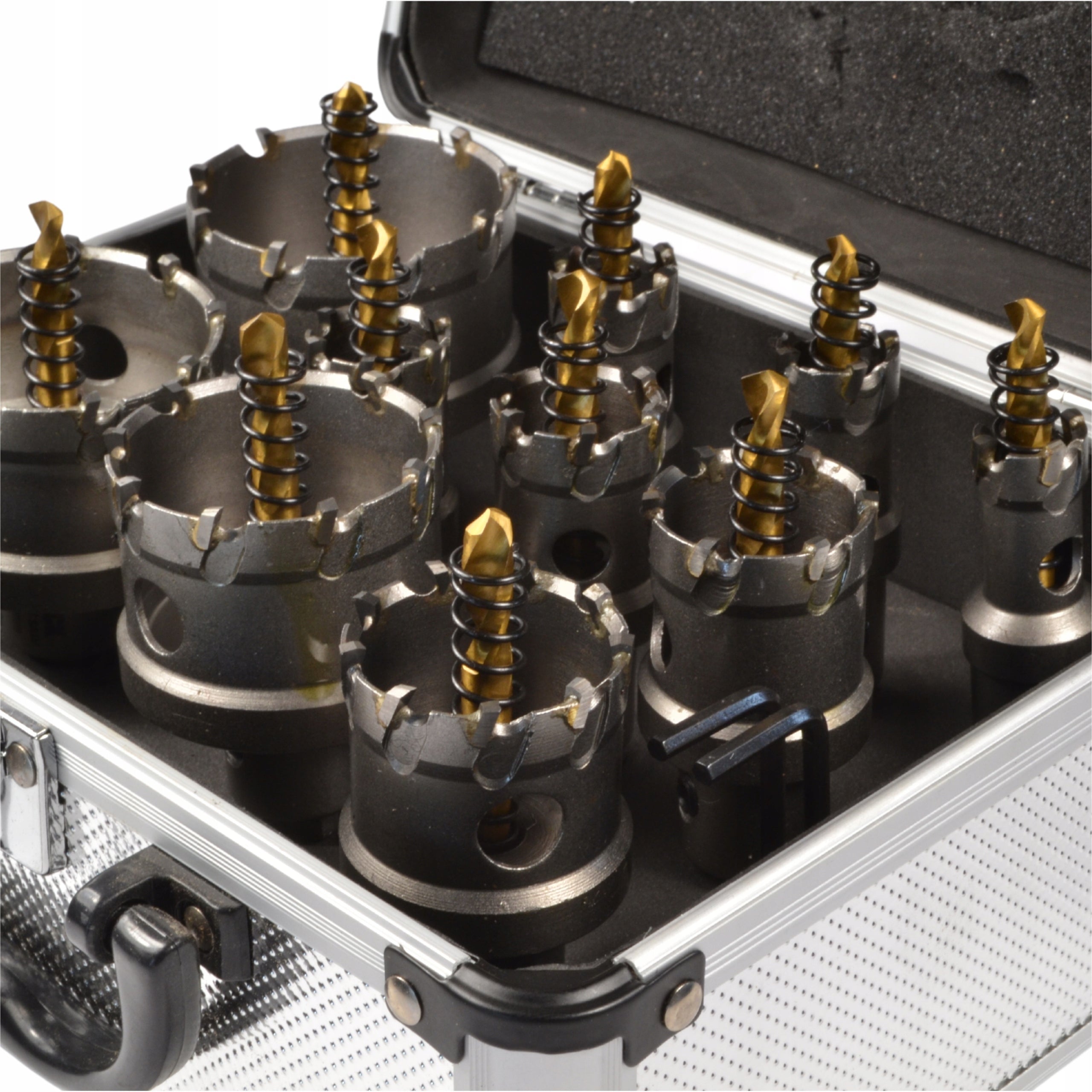 FORAMINIFERA WIDTH DRILL BITS FOR METAL 10PC Series BLACK