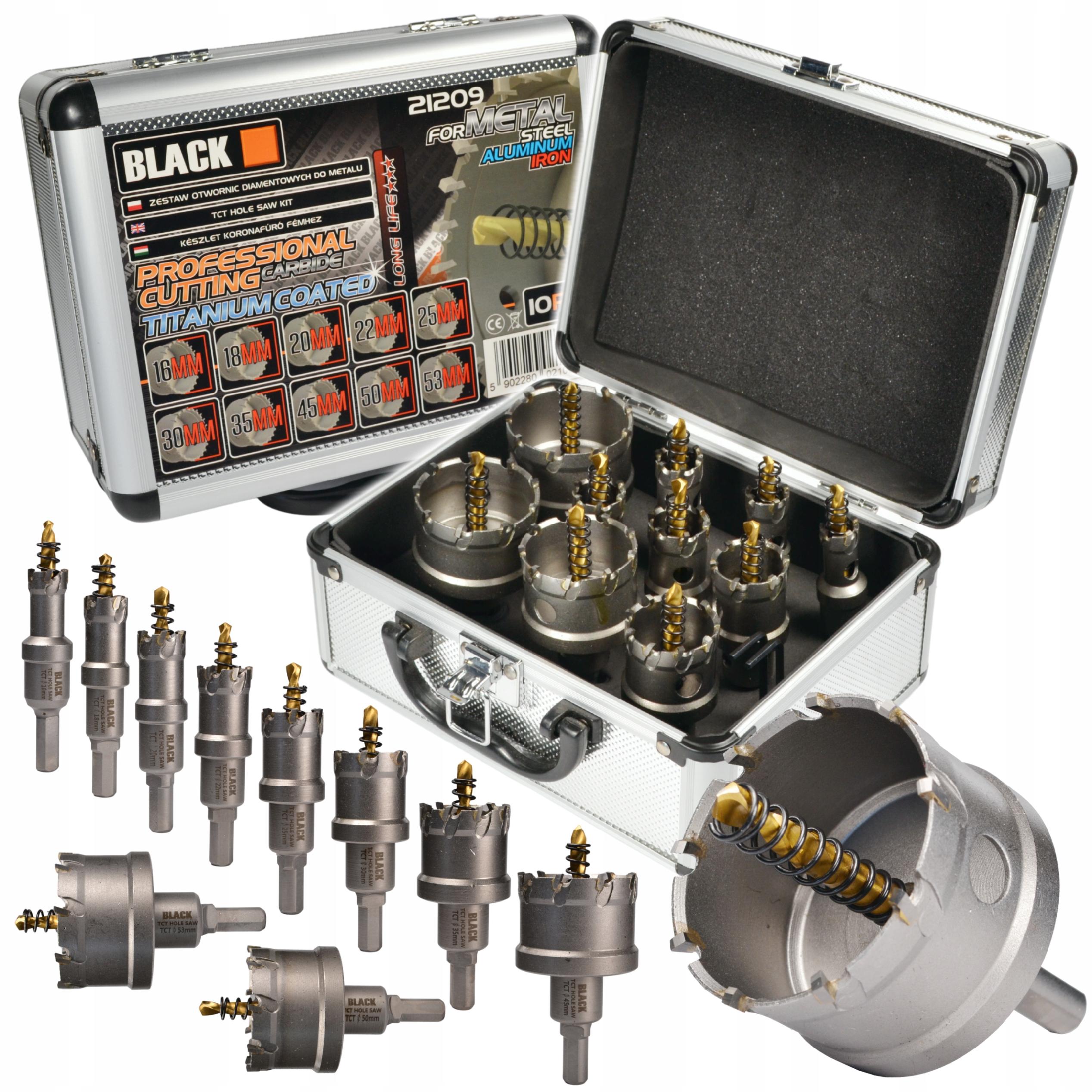 FORAMINIFERA WIDTH DRILL BITS FOR METAL 10PC