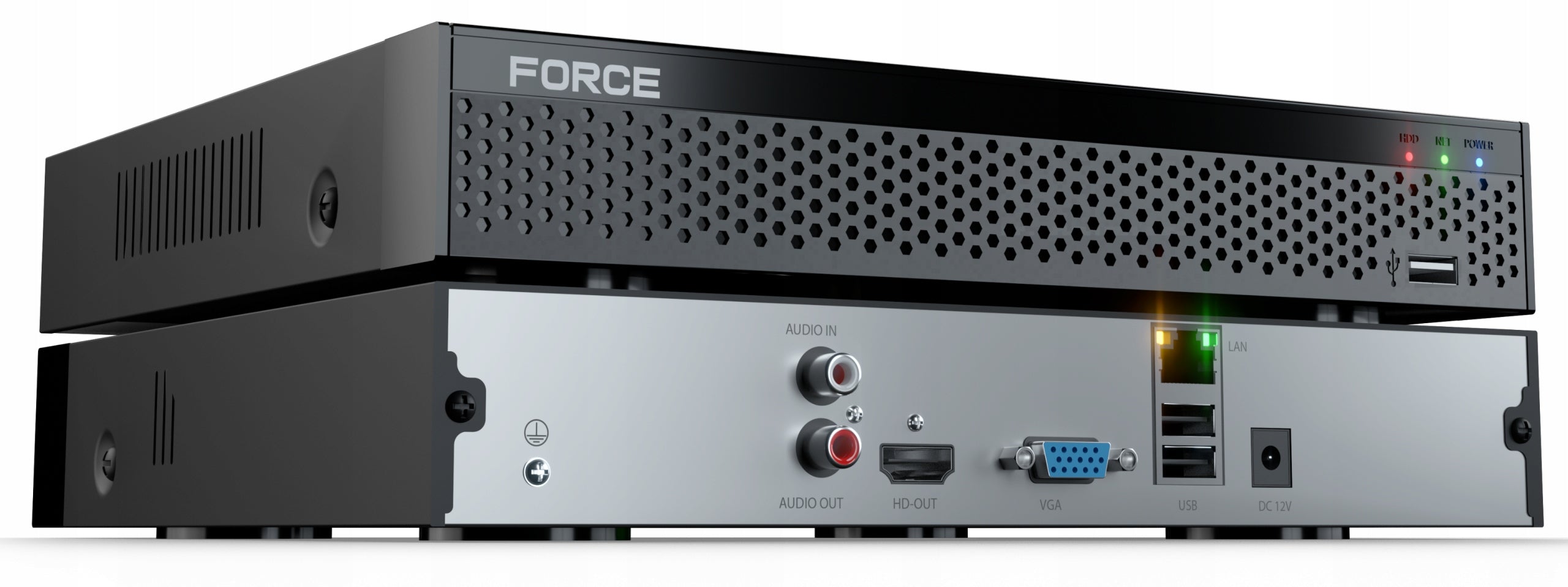 FORCE Monitoring Kit 4x IP Camera 2MPx Full HD Recorder Application EAN (GTIN) 5905317144551