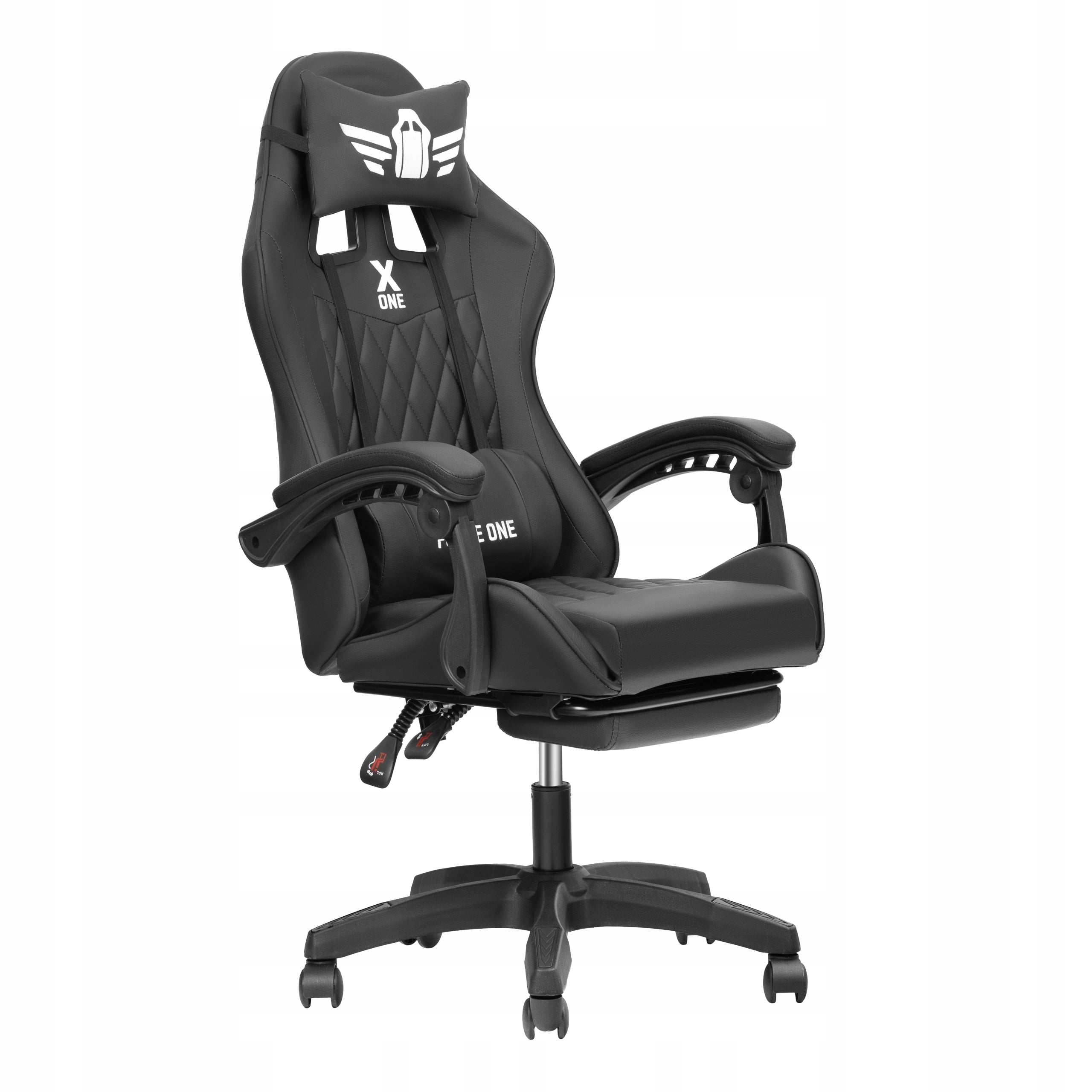 FORCE ONE | Adjustable Bucket Gaming Chair | Massage | Footrest |X ONE Model X ONE