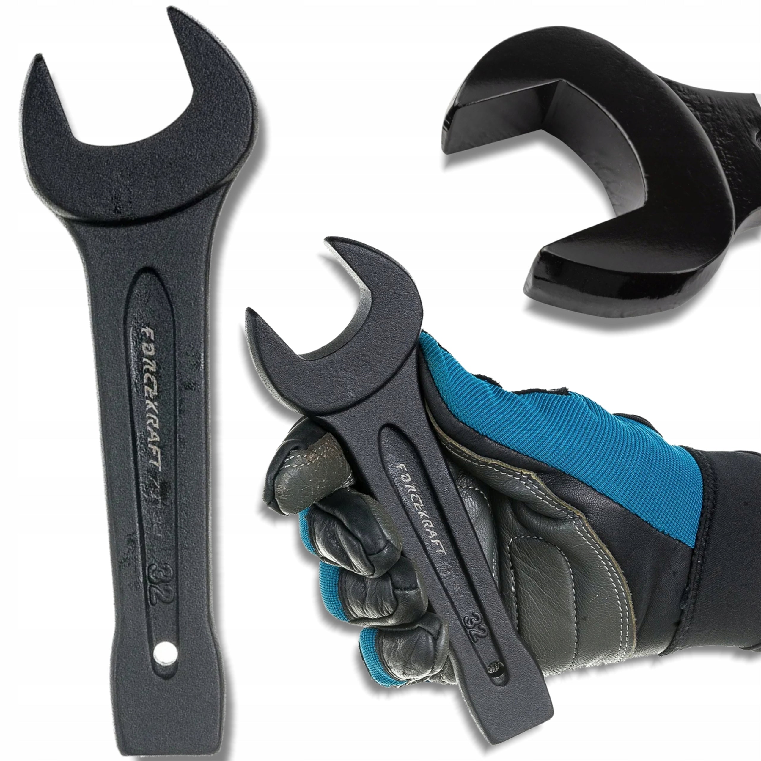 FORCEKRAFT Impact FLAT Wrench 32mm 185mm Cr-Mo