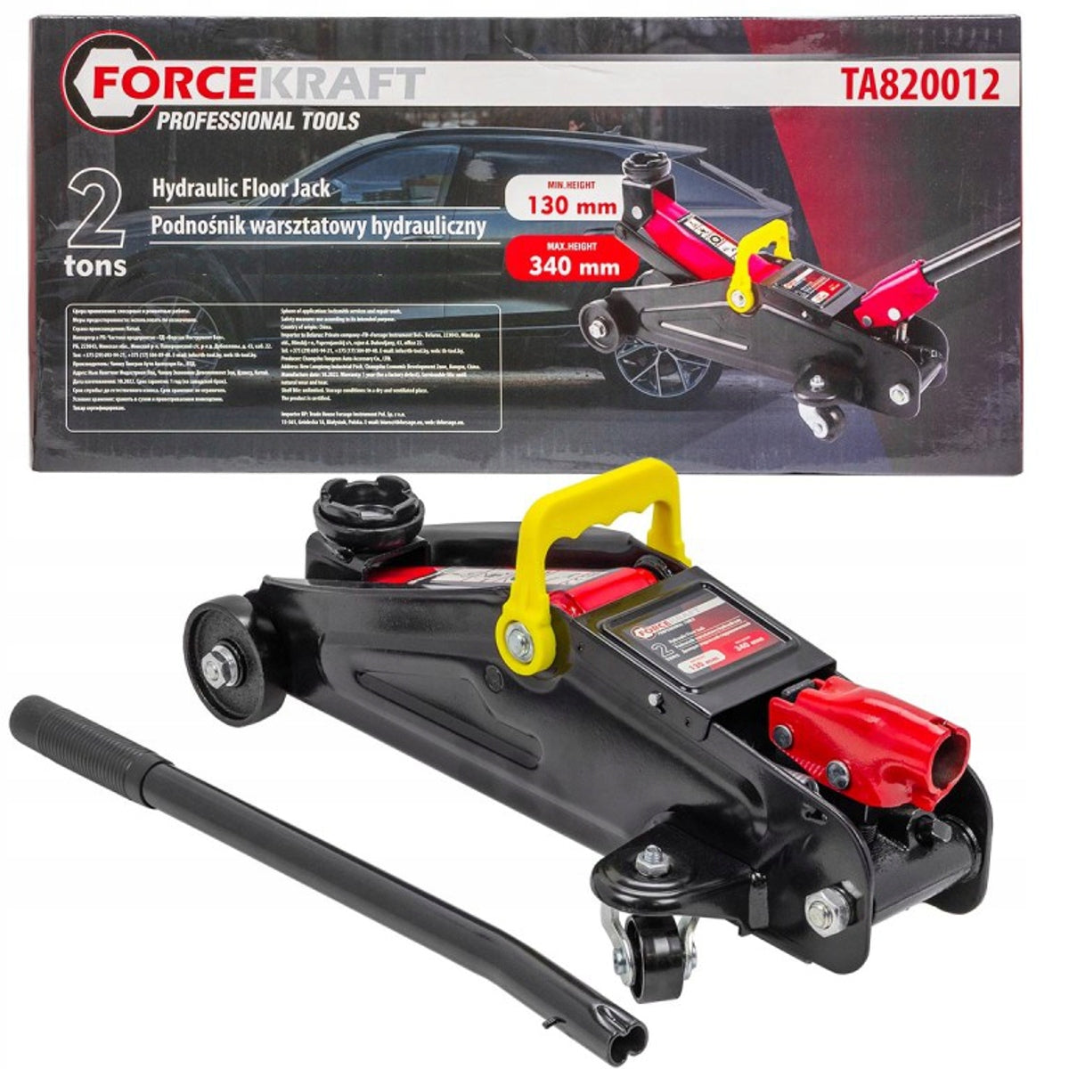 FORCEKRAFT Low Profile Car Lift HYDRAULIC Frog 2 TONY