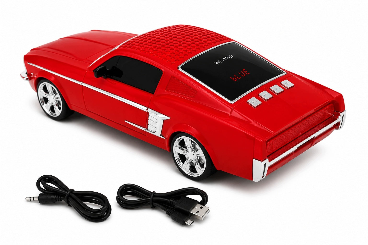 FORD MUSTANG CAR SHAPED WIRELESS SPEAKER Packaging status original