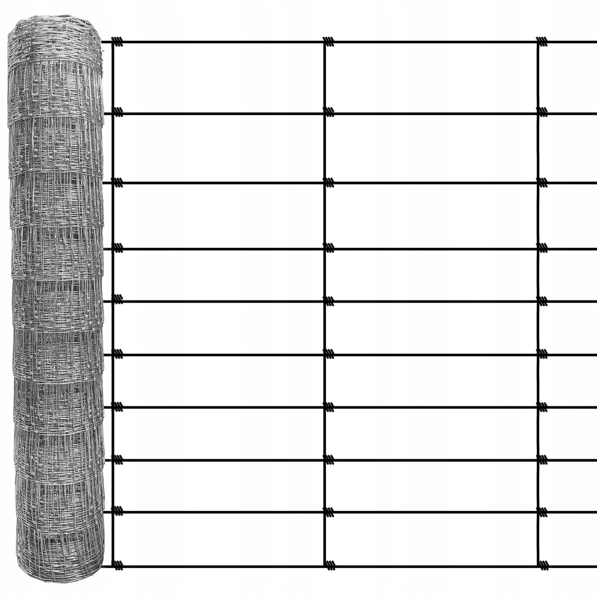FOREST MESH 150/10/60 L roll 50m GALVANIZED hare roe deer boar field orchard forest