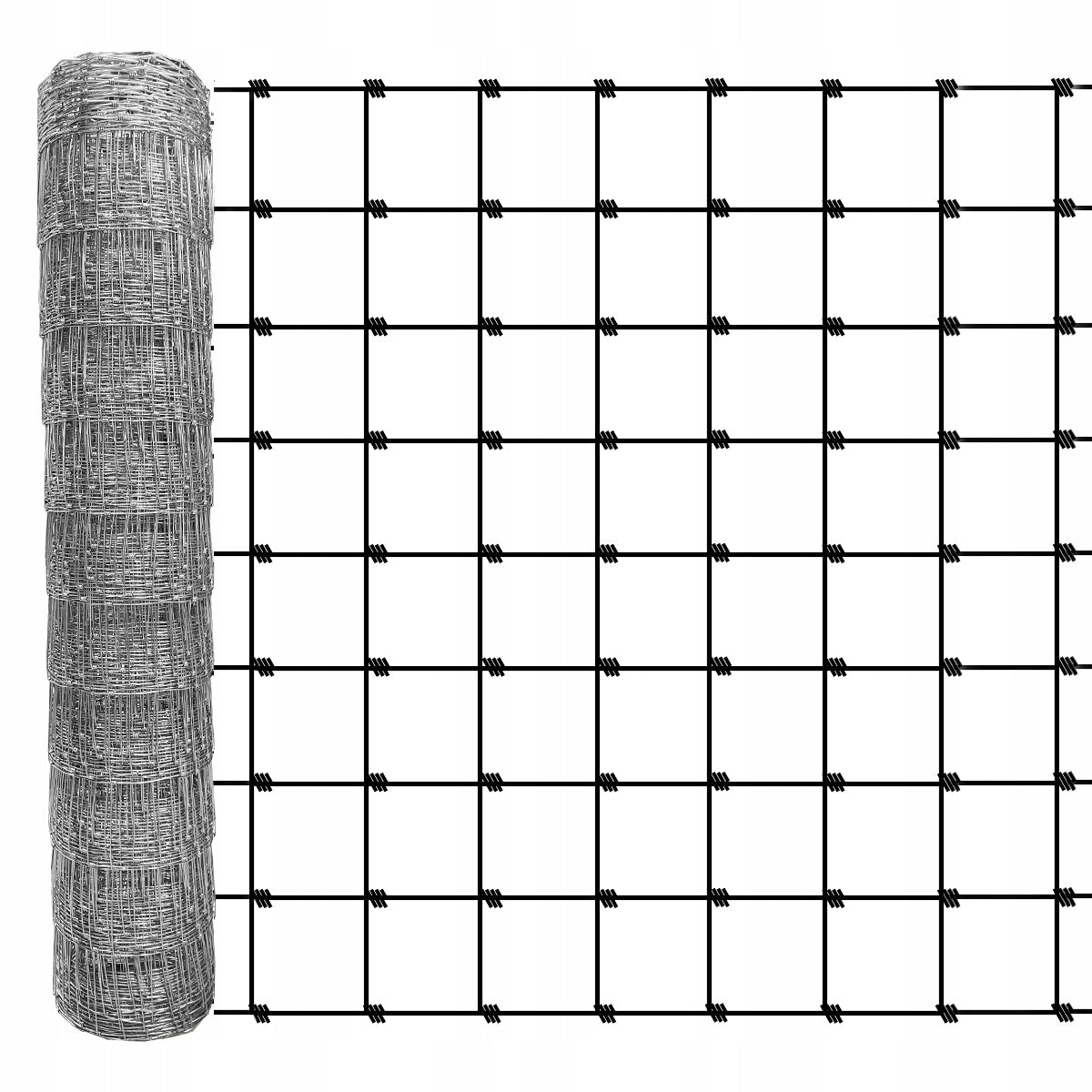 FOREST NET 120/9/15 L - 50m GALVANIZED hare roe deer boar field orchard forest SX