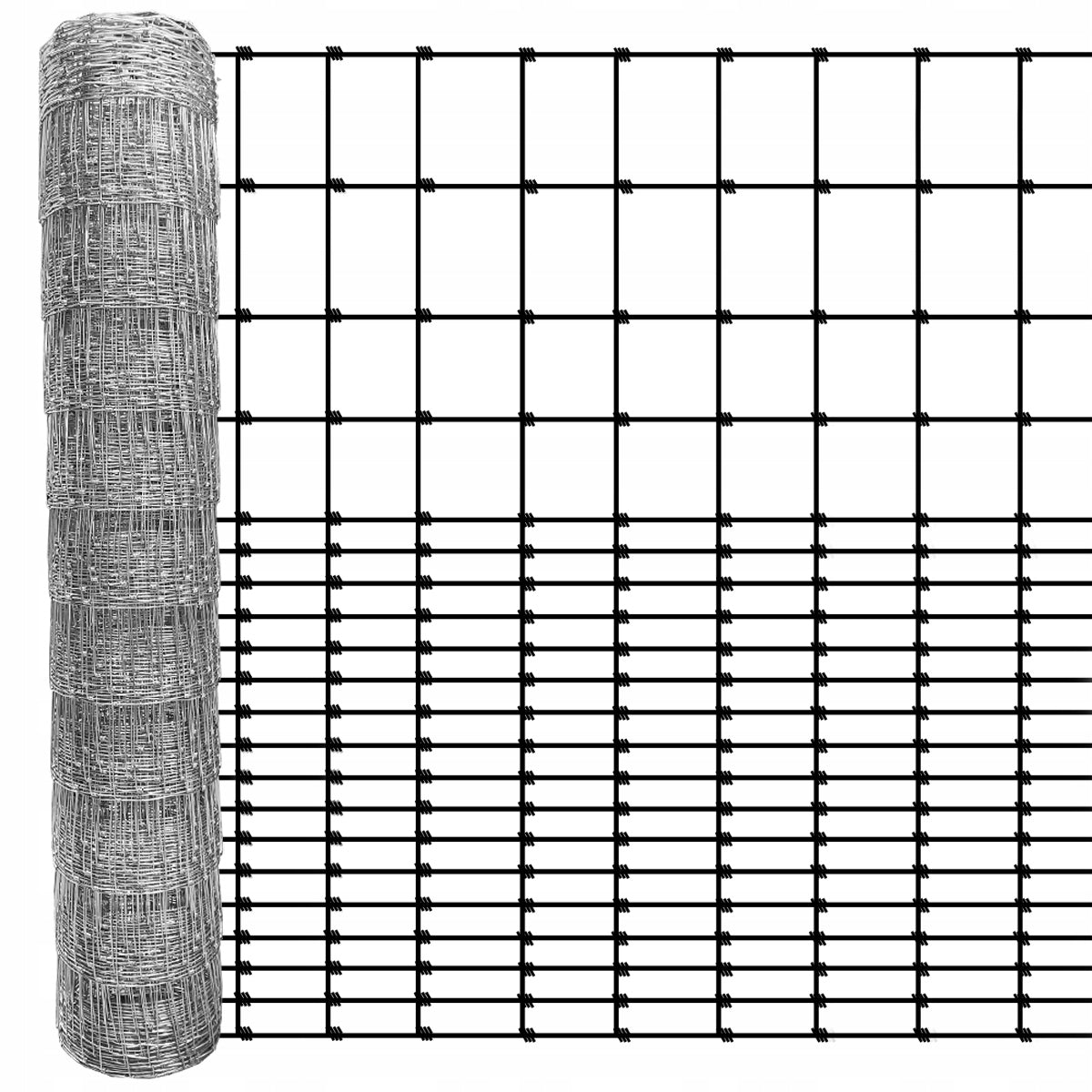 FOREST NET 150/21/15 G16 - 50m GALVANIZED hare roe deer boar field orchard forest