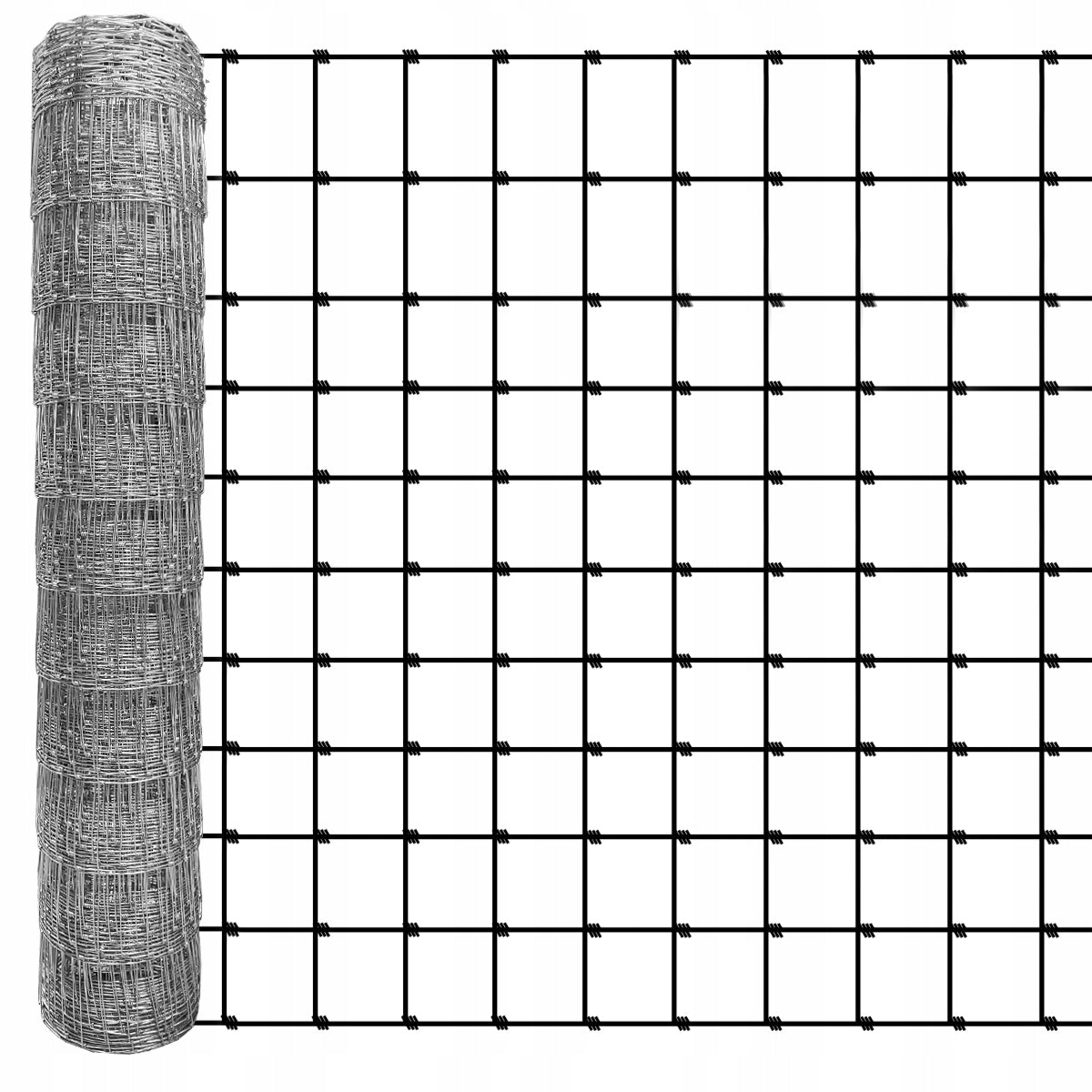 FOREST NET 160/11/15 L roll 50m GALVANIZED hare roe deer boar field orchard forest