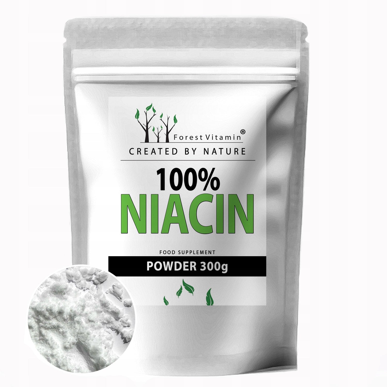 FOREST NIACIN NICOTINIC ACID B3 300g 100%