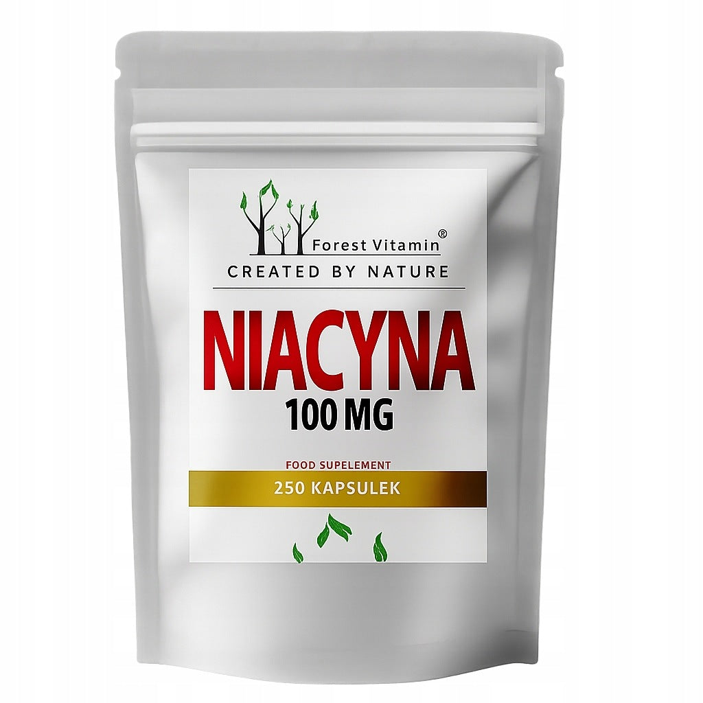 FOREST NIACIN NICOTINIC ACID VITAMIN B3 250caps FLUSH CIRCULATION HEART