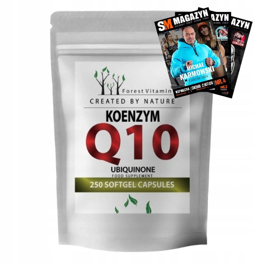 FOREST VITAMIN COENZYME Q10 100mg 250 kaps HEART CIRCULATION STRESS REGENERATION