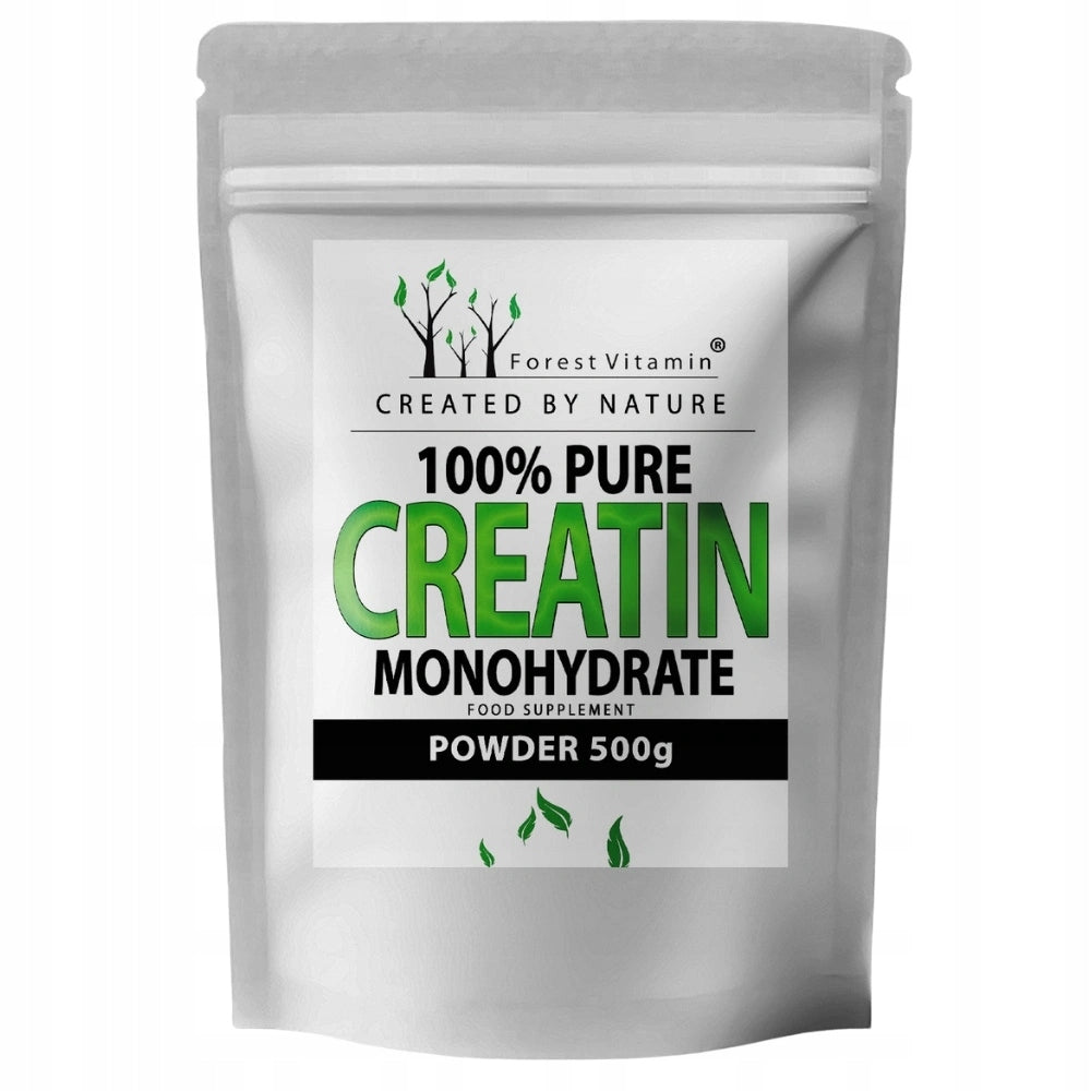 FOREST VITAMIN CREATINE MONOHYDRATE 500g STRENGTH REGENERATION MASS Expiration date at least six months from the date of purchase