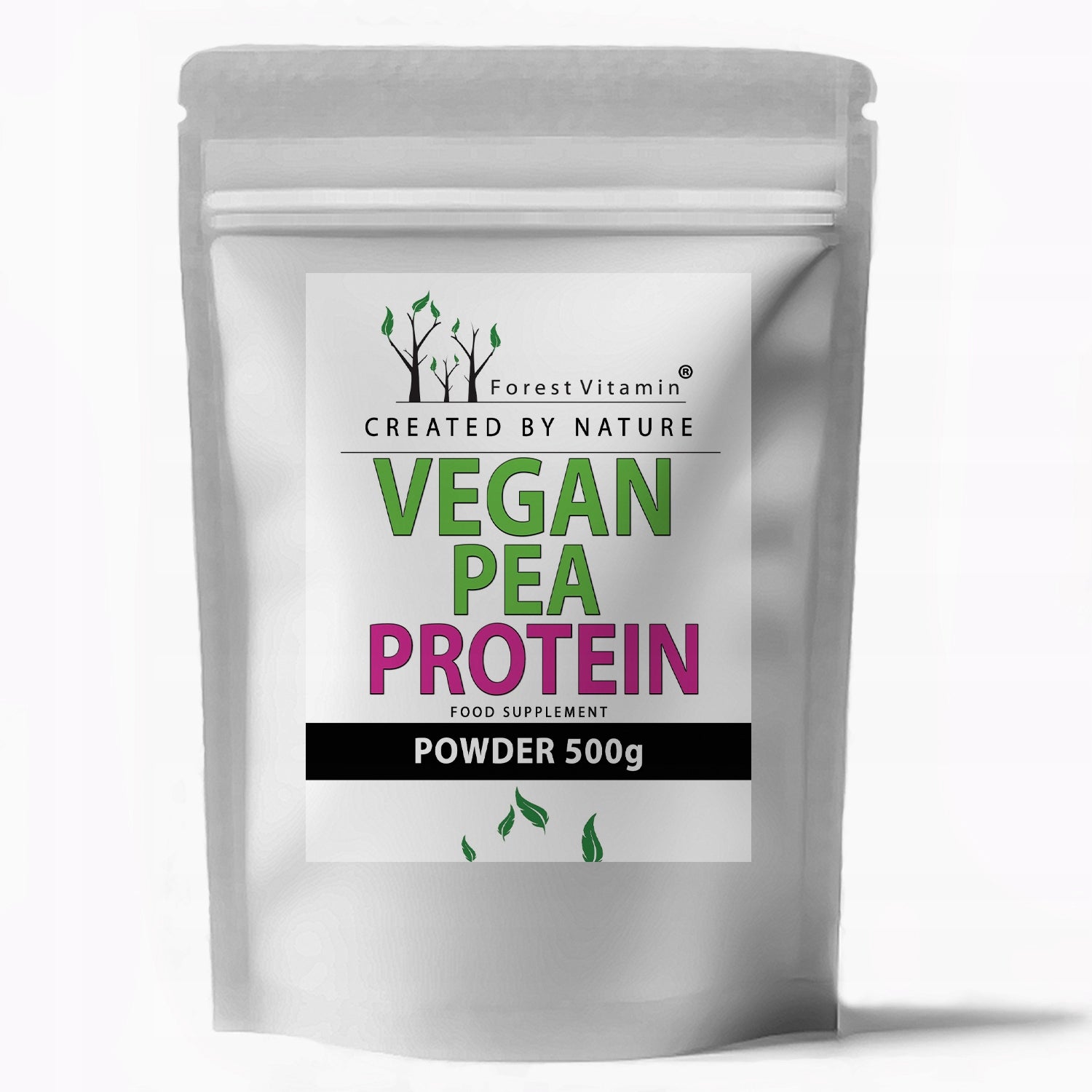 FOREST VITAMIN PEA PROTEIN ISOLATE 500G VEGAN PROTEIN VEGE NATURAL Expiration date at least six months from the date of purchase