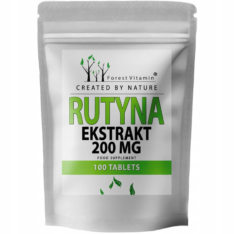 FOREST VITAMIN Rutin 200mg 100 Tablets - Strengthens Blood Vessels