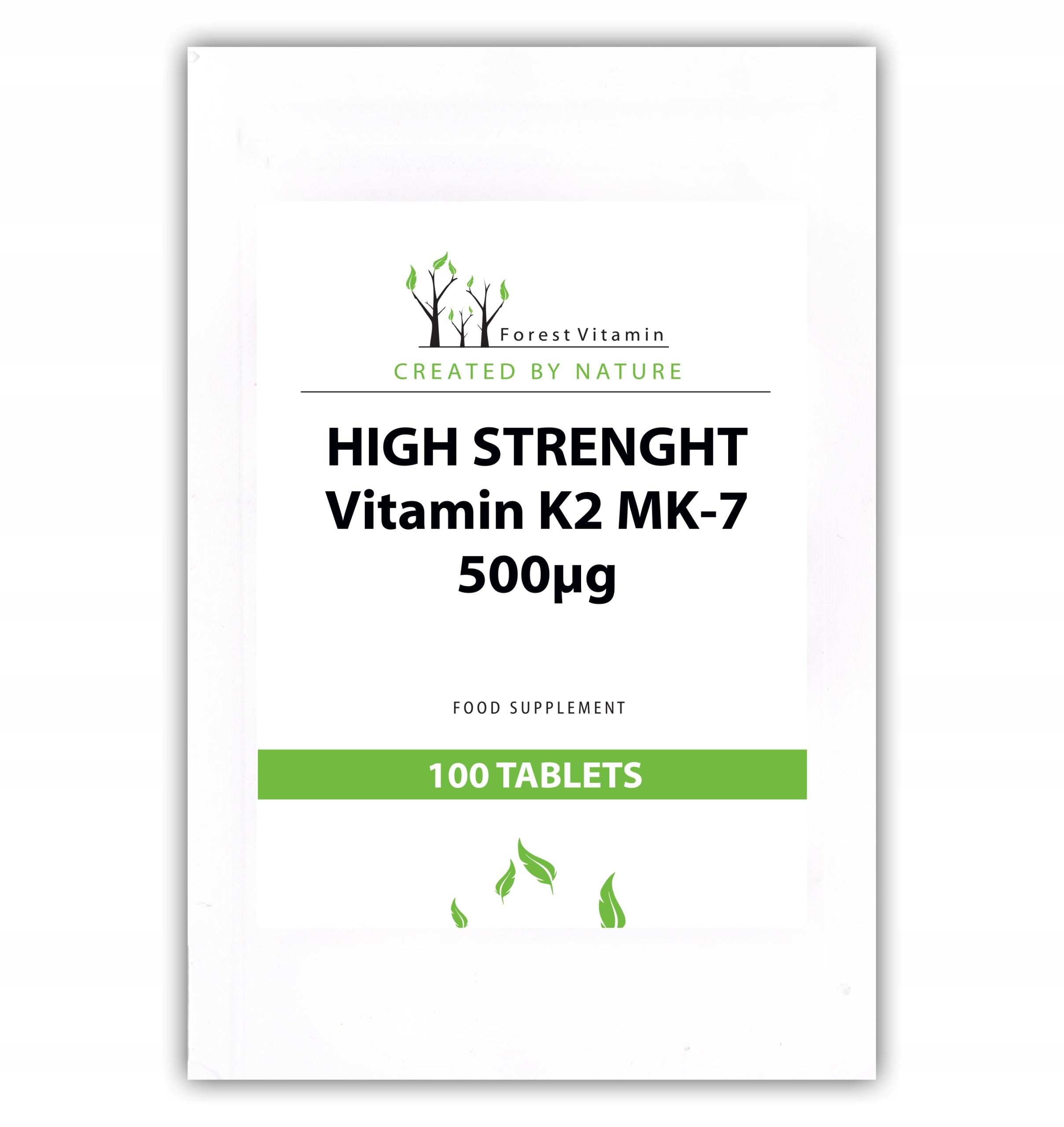 FOREST VITAMIN VITAMIN K2 MK-7 500UG 100TAB Manufacturer code 5907628978443